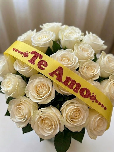 LISTÓN SATINADO DECORADO “TE AMO”