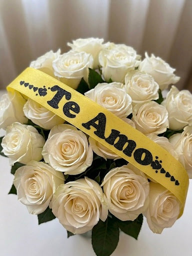 LISTÓN SATINADO DECORADO “TE AMO”