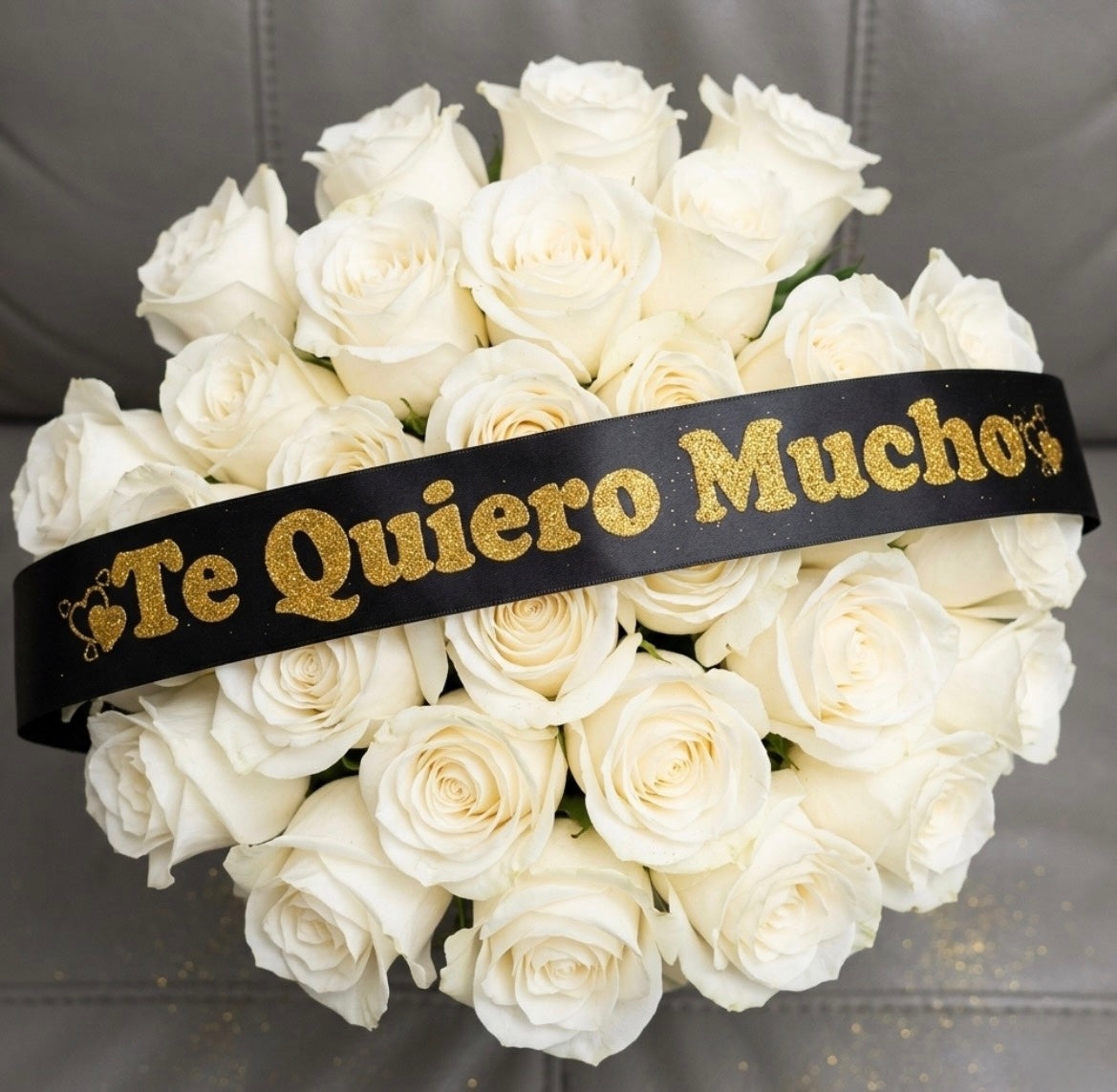 LISTÓN SATINADO DECORADO “TE QUIERO MUCHO”