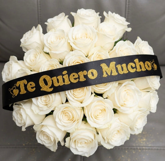 LISTÓN SATINADO DECORADO “TE QUIERO MUCHO”